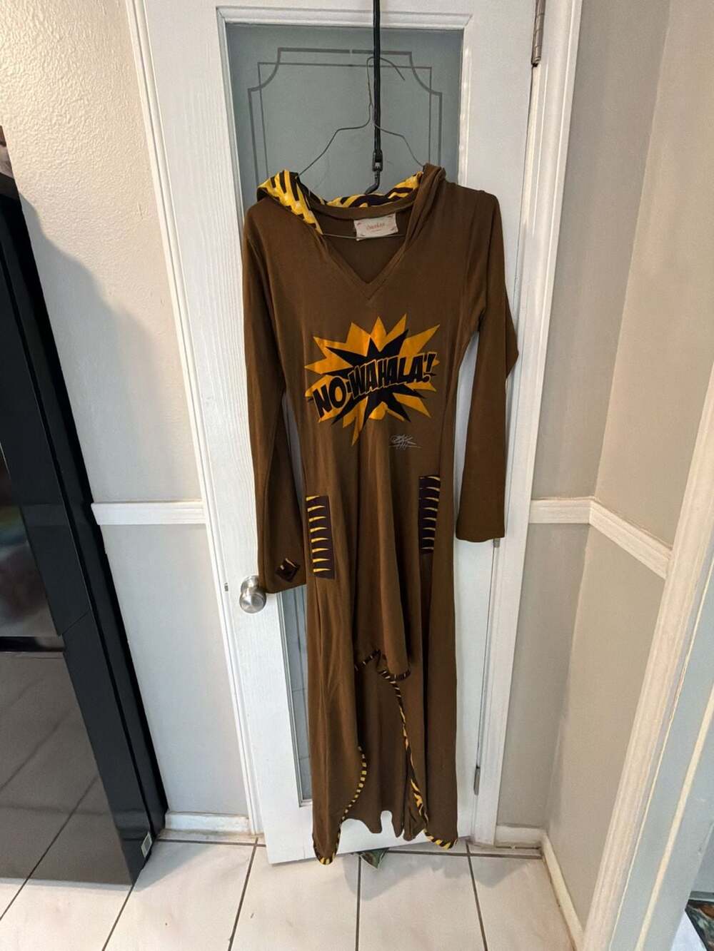 Omakaa By Kiki Kamanu No Wahala Hoodie Dress Size S